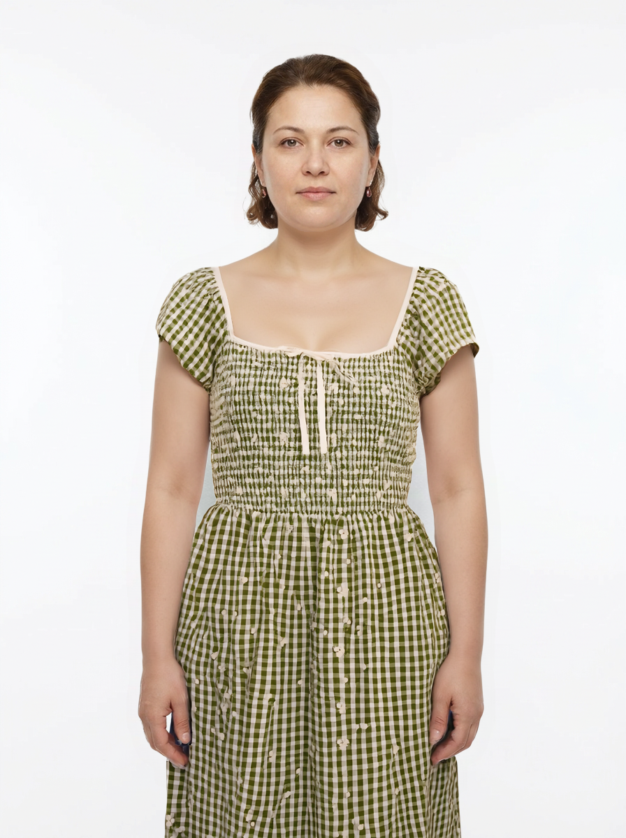 The model wearing the product